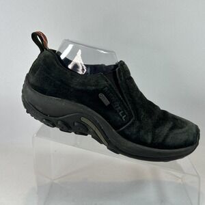 Merrell  Jungle Moc Slip On Shoes Women's Size 8 US Midnight Black Suede J52918